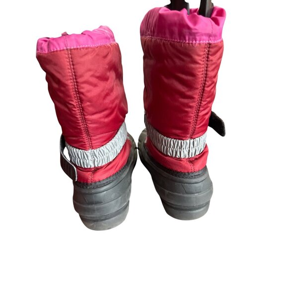 Sorel Womens Red Pink black Waterproof Winter Boots Size 5 SKU8110 - Picture 5 of 12
